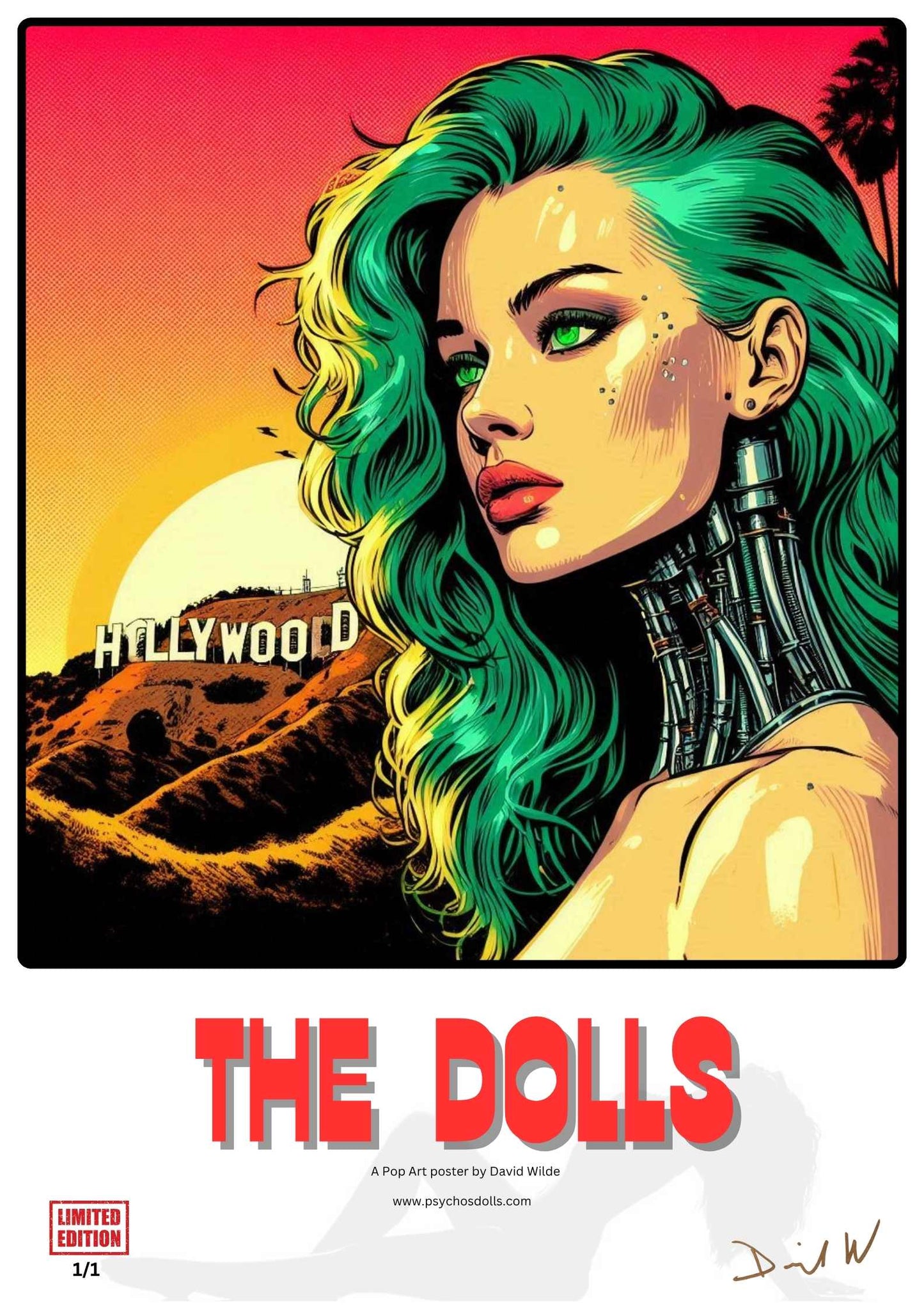 1/1 DIGITAL POP ART POSTER