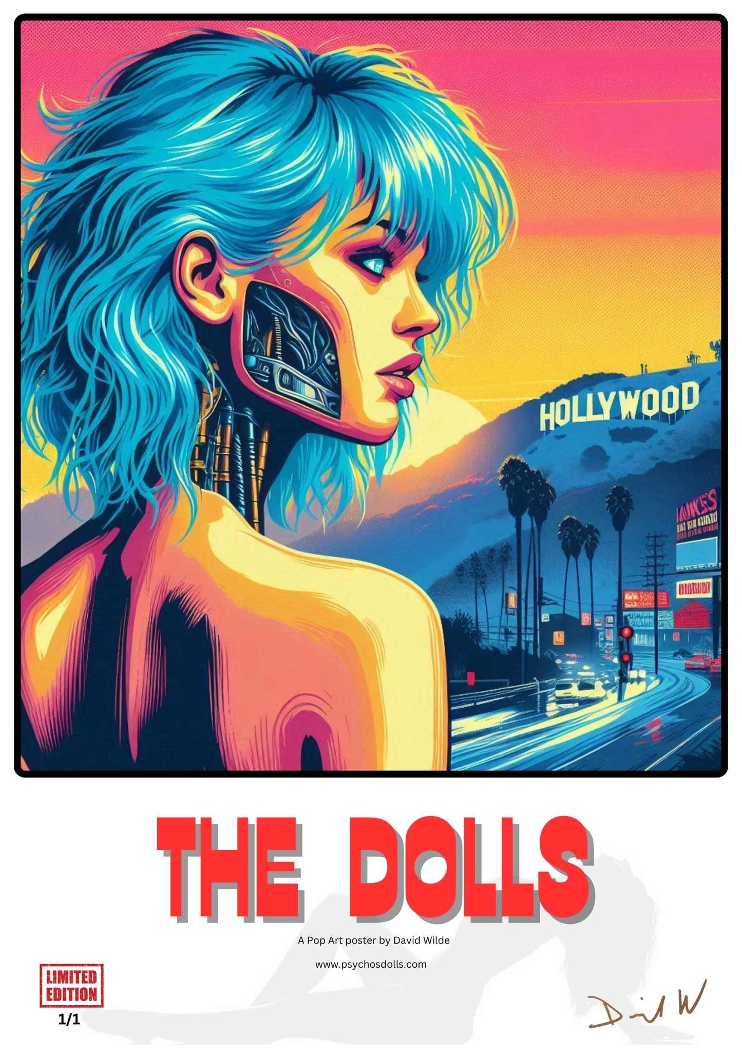 1/1 DIGITAL POP ART POSTER
