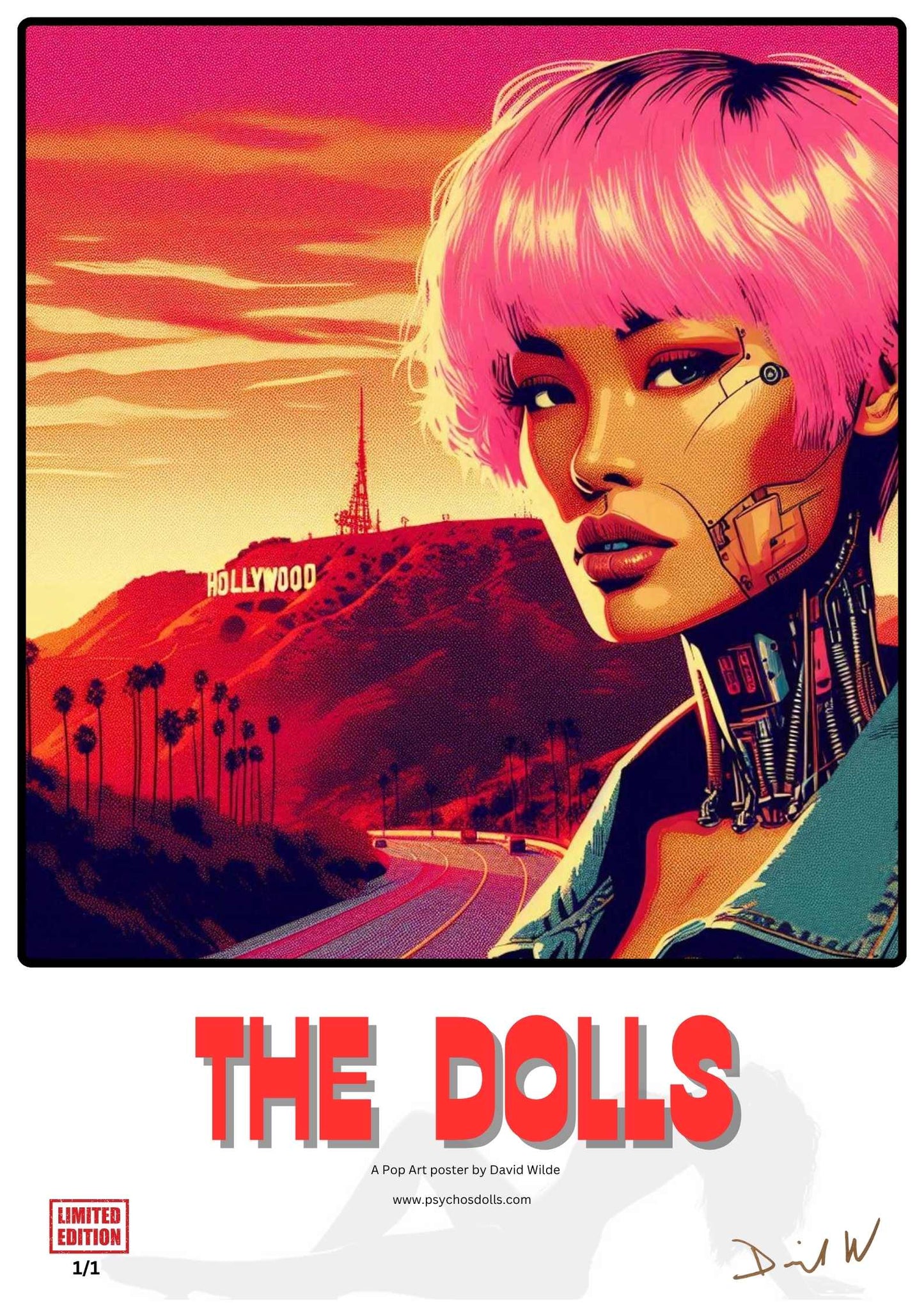 1/1 DIGITAL POP ART POSTER