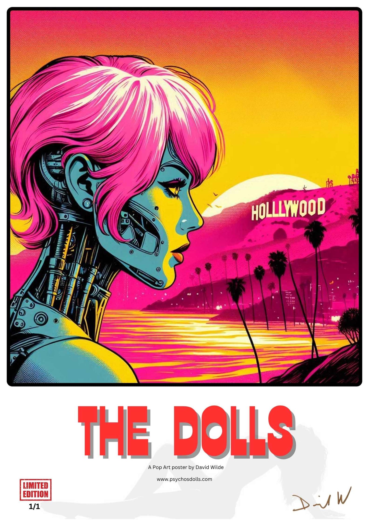 1/1 DIGITAL POP ART POSTER