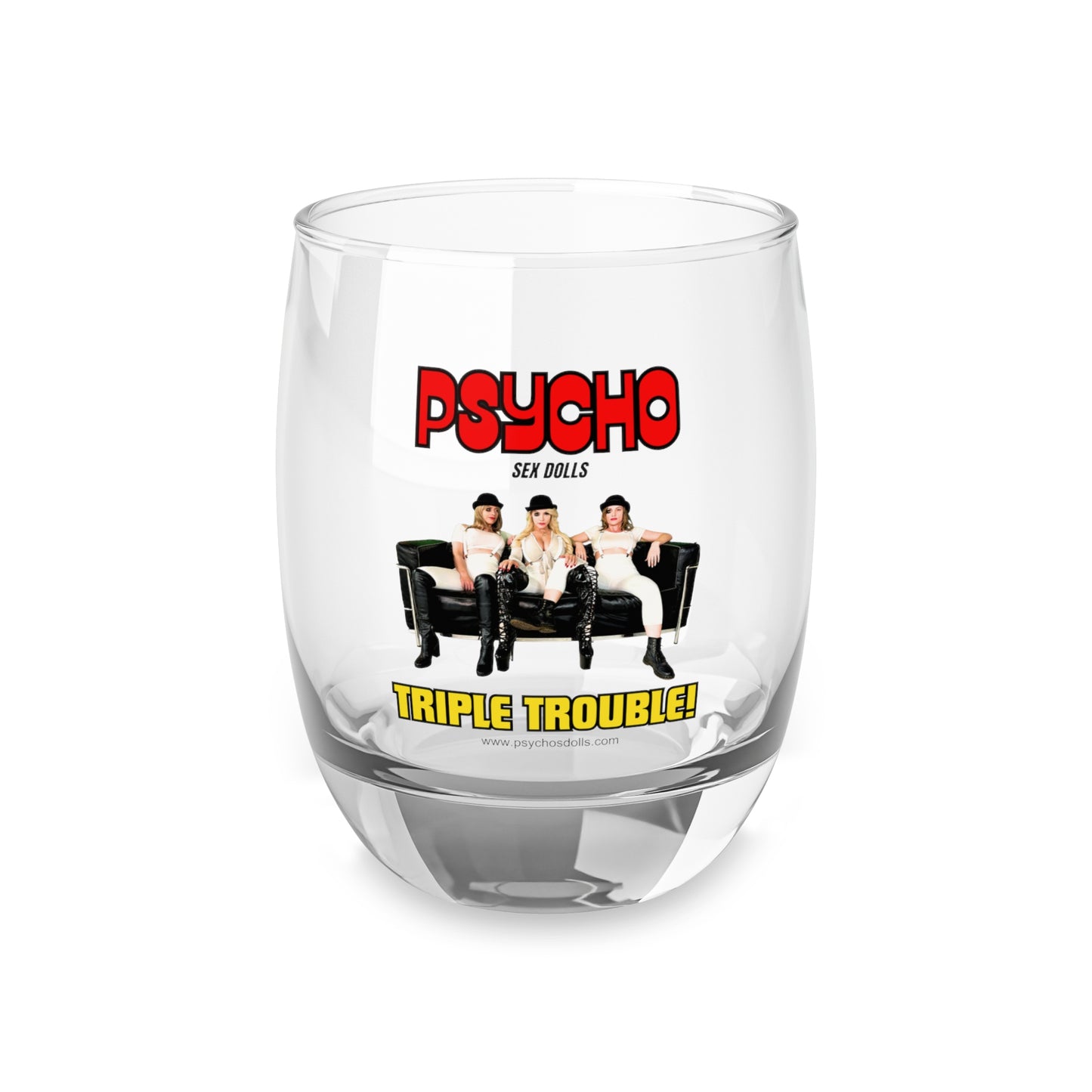 Psycho Sex Dolls Whiskey Glass