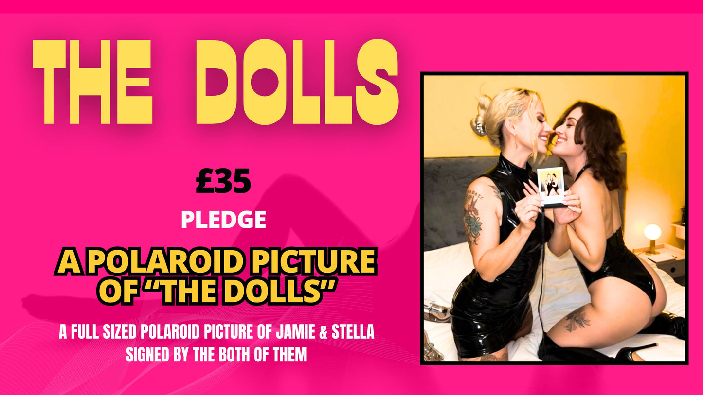 A POLAROID PICTURE OF "THE DOLLS"