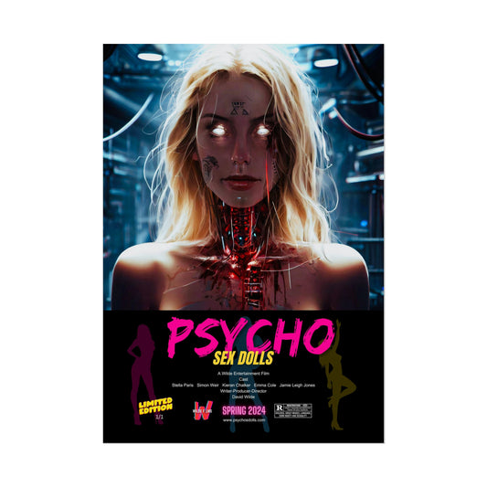 Psycho S*X Dolls poster-Limited Edition-(1/1)