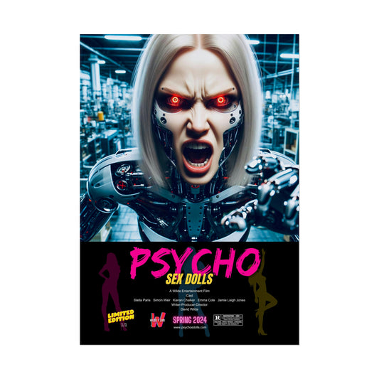 Psycho S*X Dolls poster-Limited Edition-(1/1)