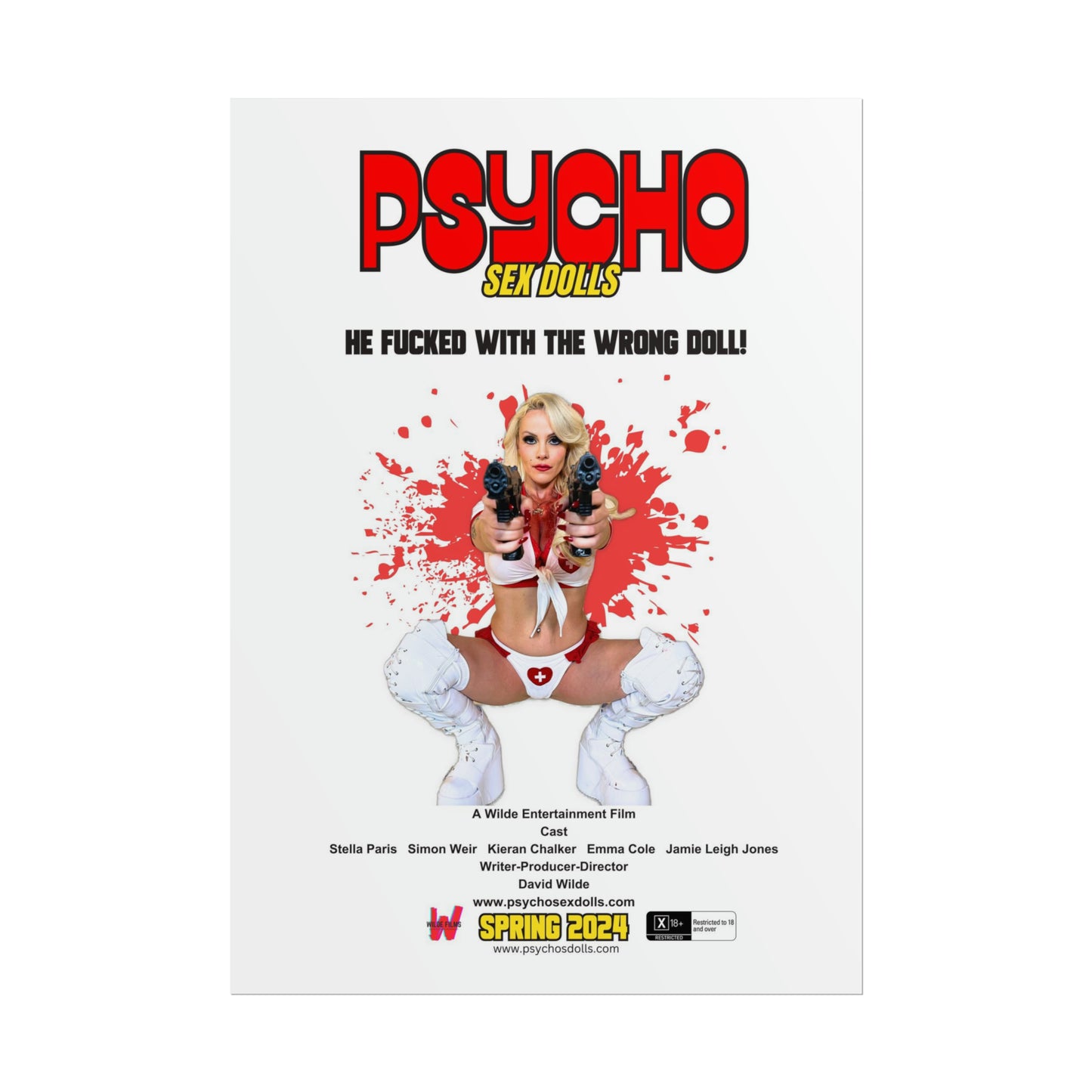 Psycho S*X Dolls movie poster (Get your name on poster!)