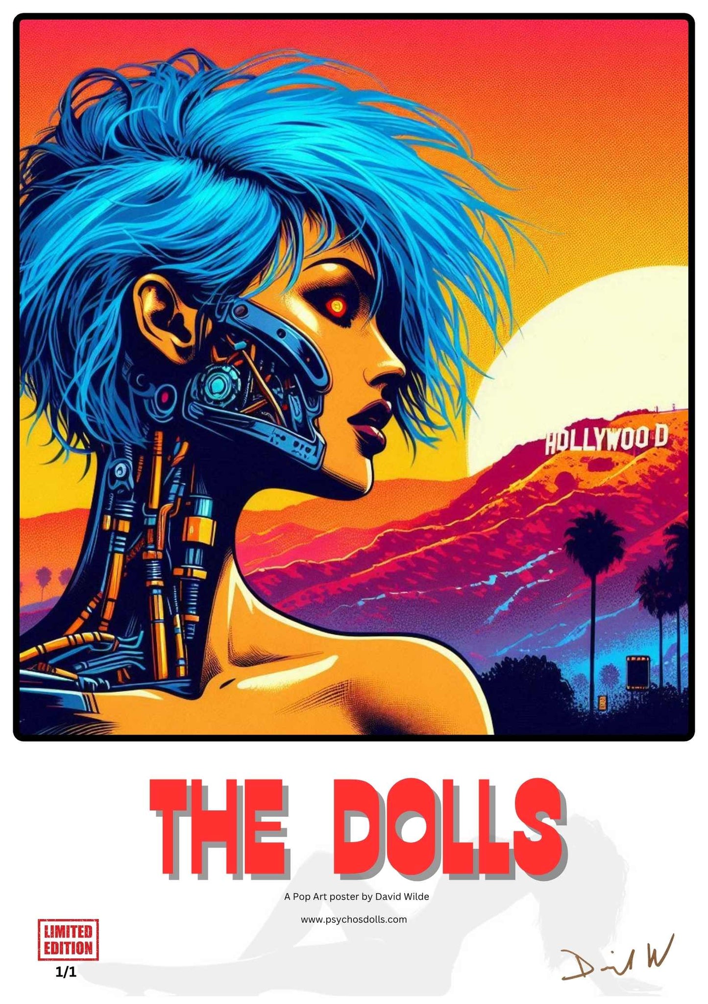 1/1 DIGITAL POP ART POSTER