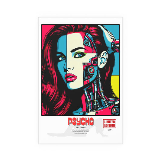 Psycho Sex Dolls Pop Art Poster 16 x 24 Limited Edition 1/10